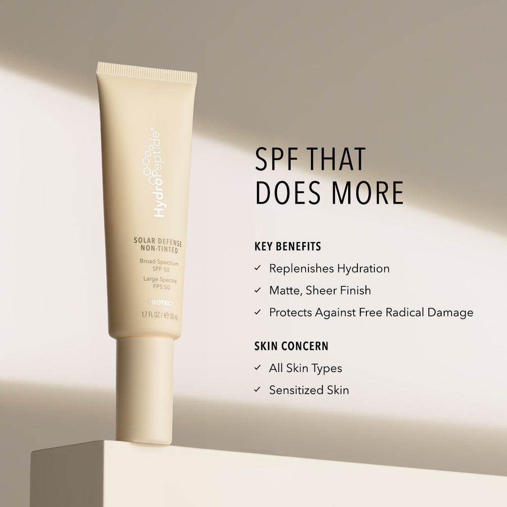 Solar Defense Non-Tinted SPF 50 – HydroPeptide