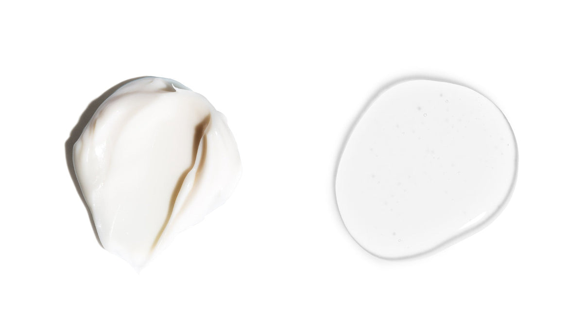 Two product texture images on a white background