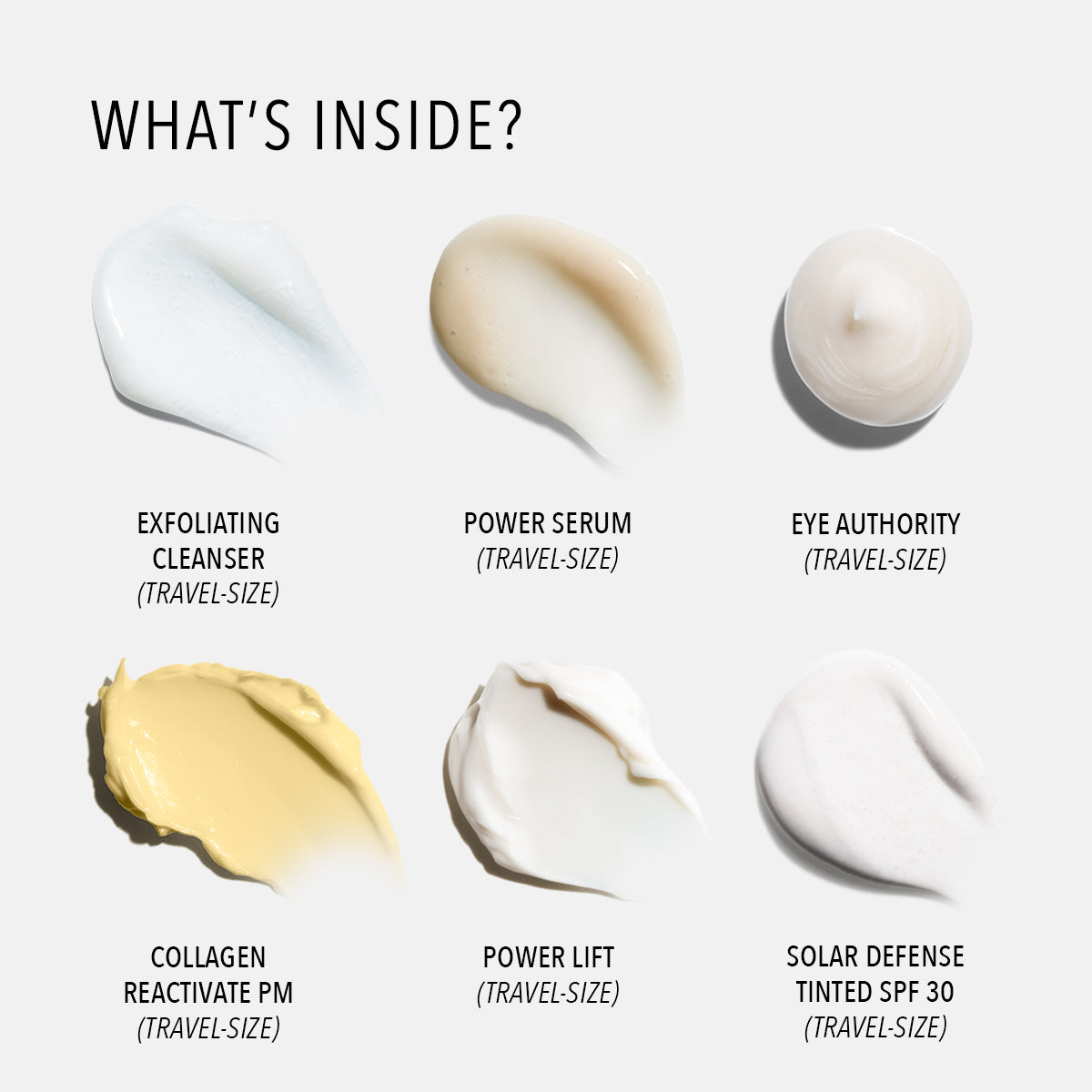 HydroPeptide Age Reversal Regimen Kit - list of products included