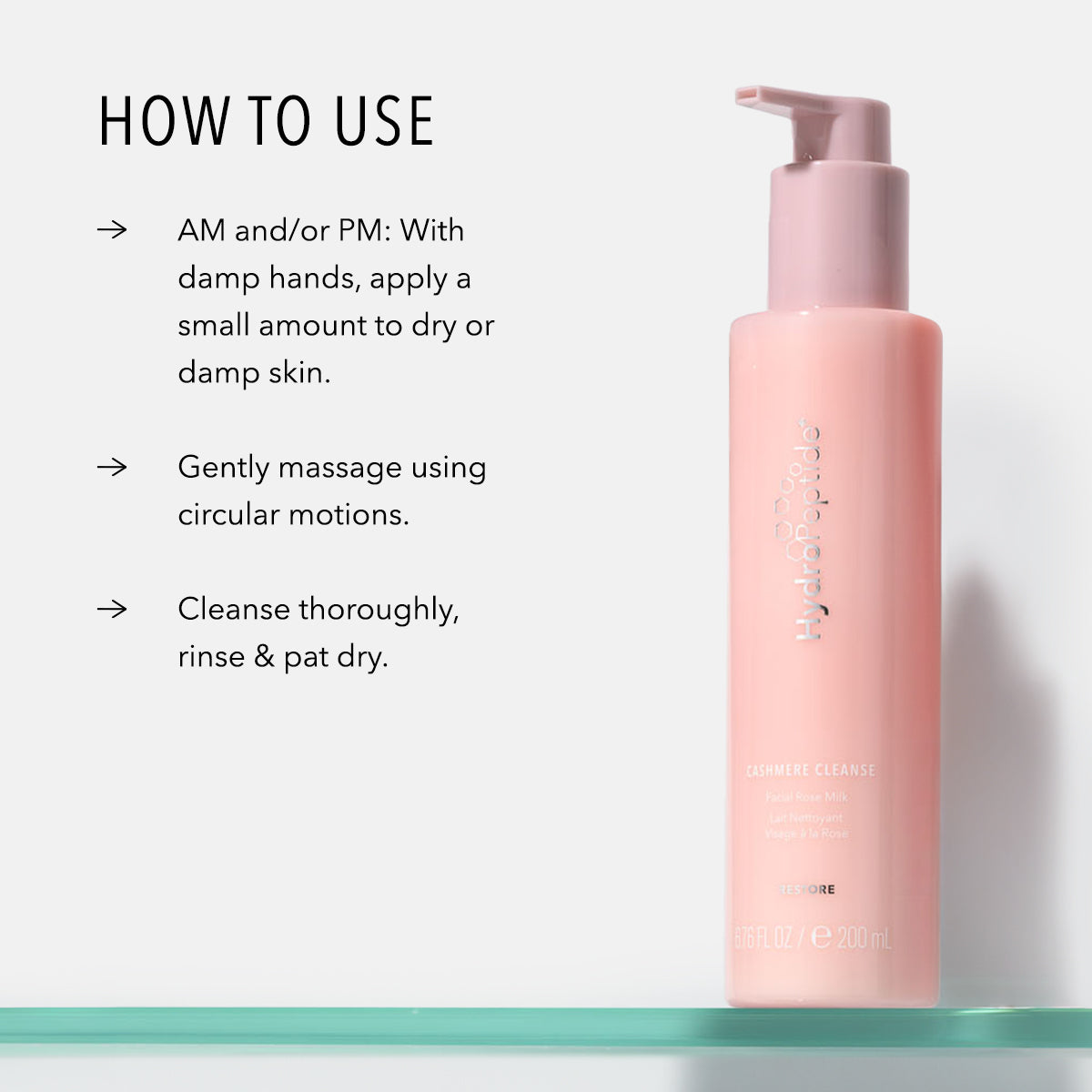  HydroPeptide Cashmere Cleanse how to use