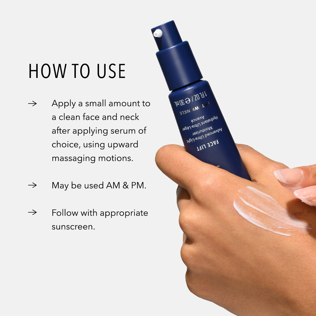 HydroPeptide Face Lift how to use