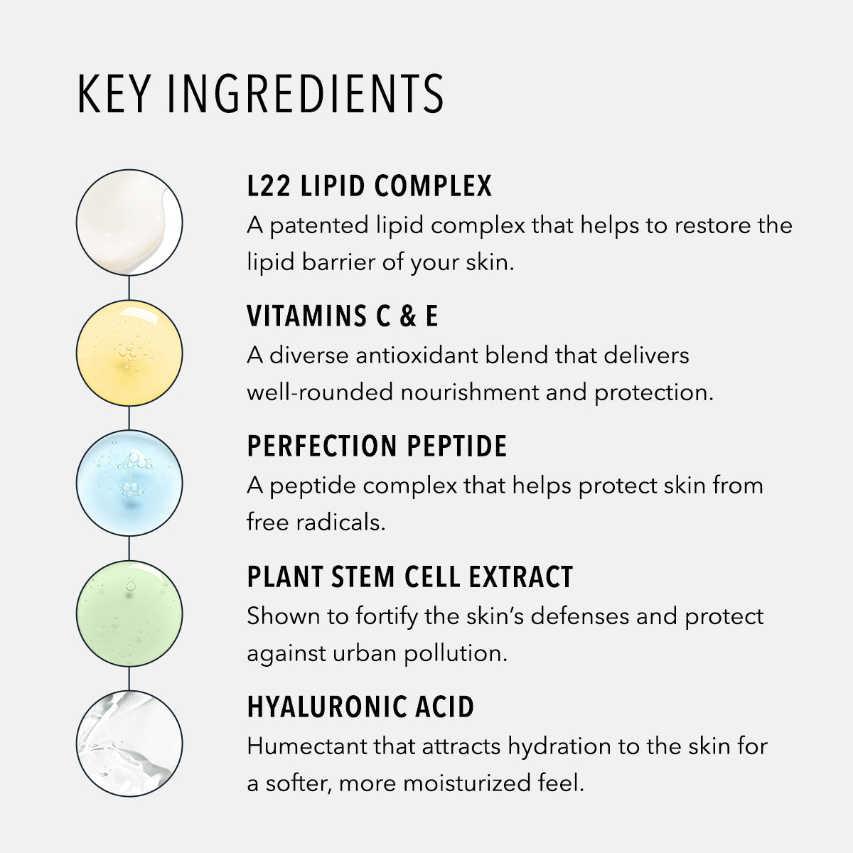 HydroPeptide Face Lift Key Ingredients
