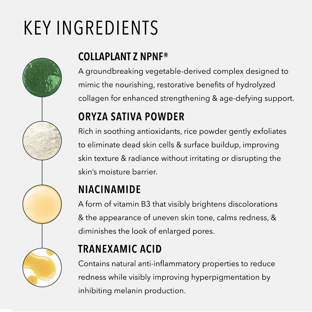 HydroPeptide Foaming Cream Cleanser key ingredients