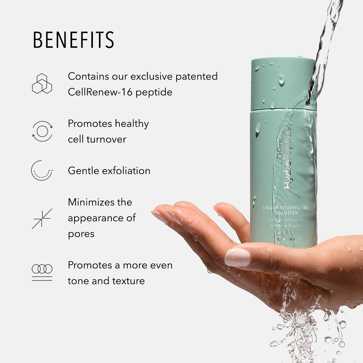 HydroPeptide Liquid Resurfacing Solution benefits