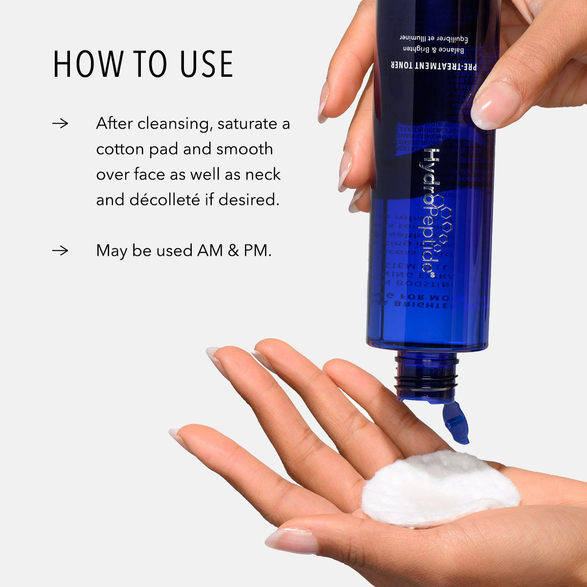 HydroPeptide Pre-Treatment Toner how to use