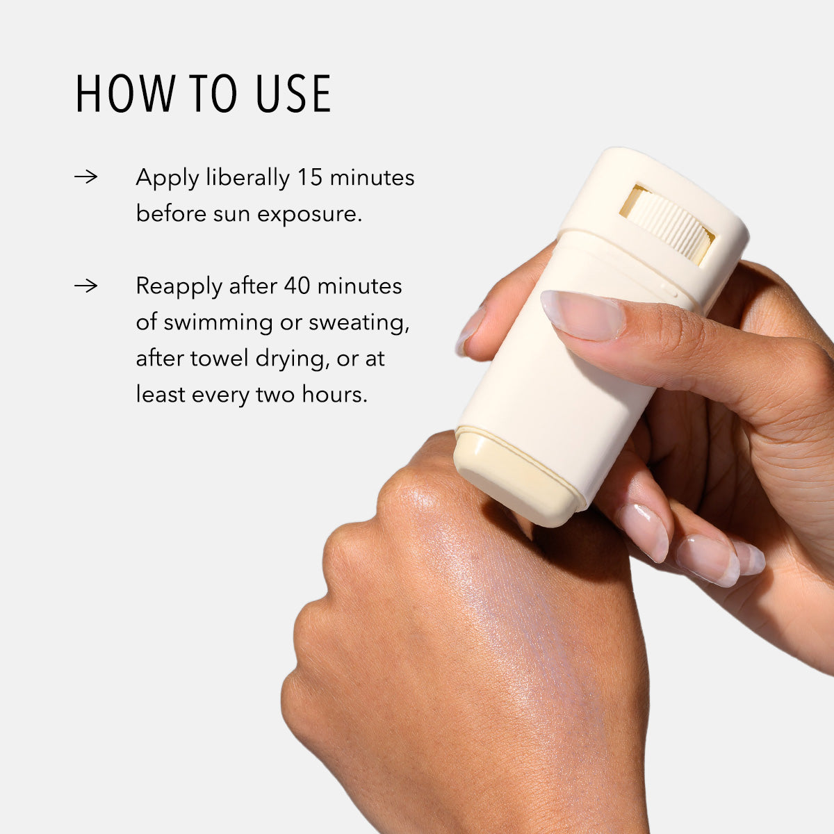 HydroPeptide Sun Slick Mineral Stick SPF 50 how to use